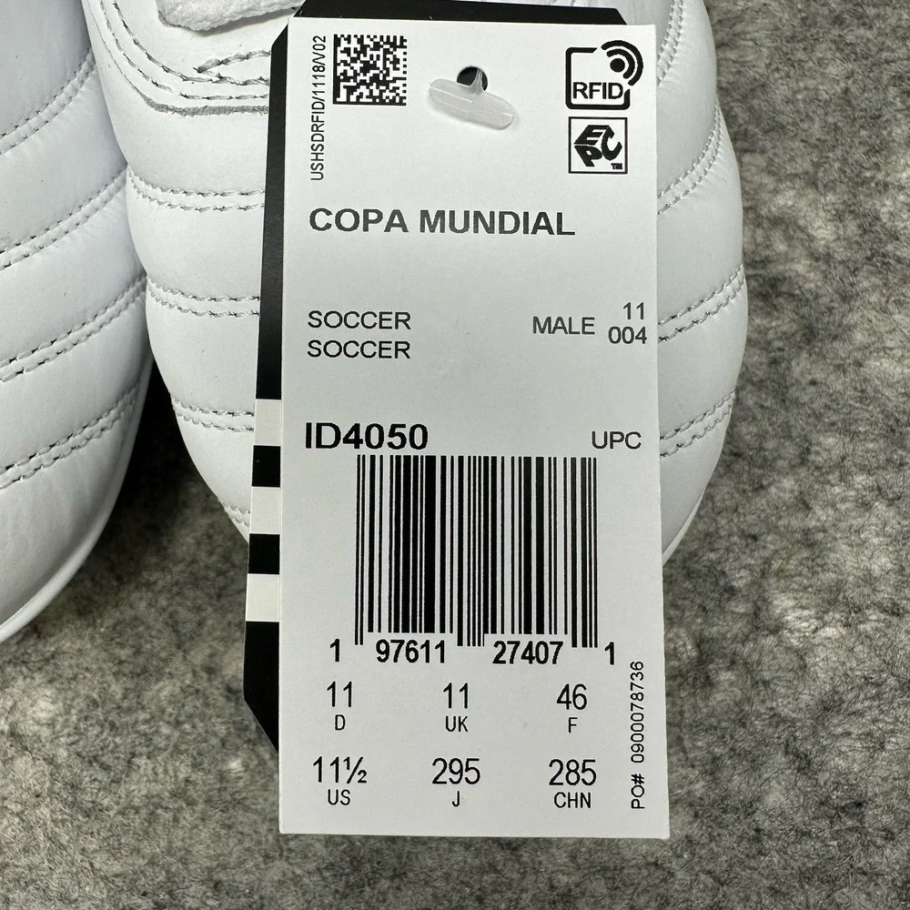 Adidas Copa Mundial FG Soccer Cleats Mens Size 11.5 White Leather Germany ID4050